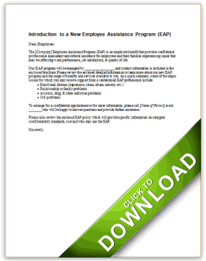 Introduction to a New Employee Assistance Program (EAP)